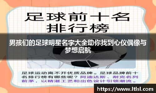 男孩们的足球明星名字大全助你找到心仪偶像与梦想启航